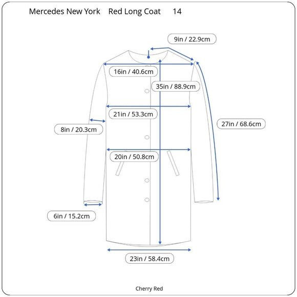 Vintage Red Velvet Textured Coat Jacket Mercedes New York Sz 14 USA Made Y2K - Picture 10 of 10